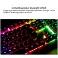 YINDIAO V2 Silent Mechanical Feel Gaming Keyboard Mouse Set (Black). 