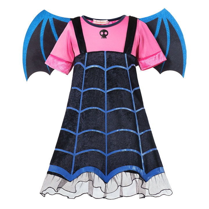 Disney%20Vampirina%20Cosplay%20Dress%20Girl%20Kids%20Princess%20Dress%20Up%20Christmas%20Halloween%20Costume%20Children%20Carnival%20Party%20Disguise%20Vampire%20-%20Image%202