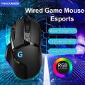 E-sports Wired Gaming Mouse RGB Macro Programming USB Computer Mice FPS Game Hacker 7200DPI 8keys Custom Mause For COD Laptop PC.