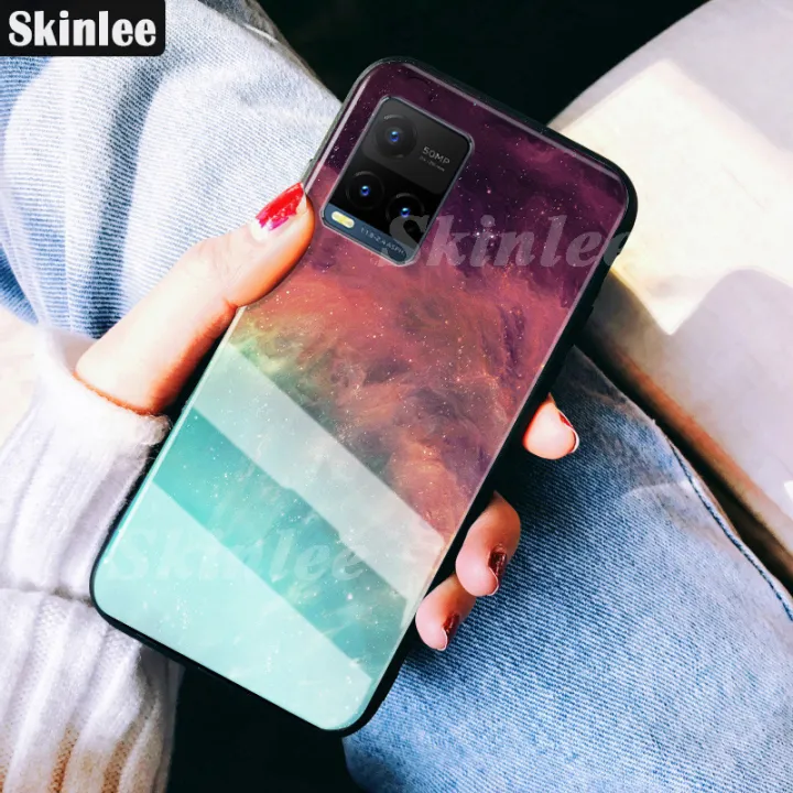 Phone%20Case%20Vivo%20Y33S%20Back%20Tempered%20Glass%20Cover%20Instagram%20Starry%20Sky%20Design%20Back%20Cover%20for%20Vivo%20Y33S%20Cover%20Shell%20Mirror%20Glass%20-%20Image%204
