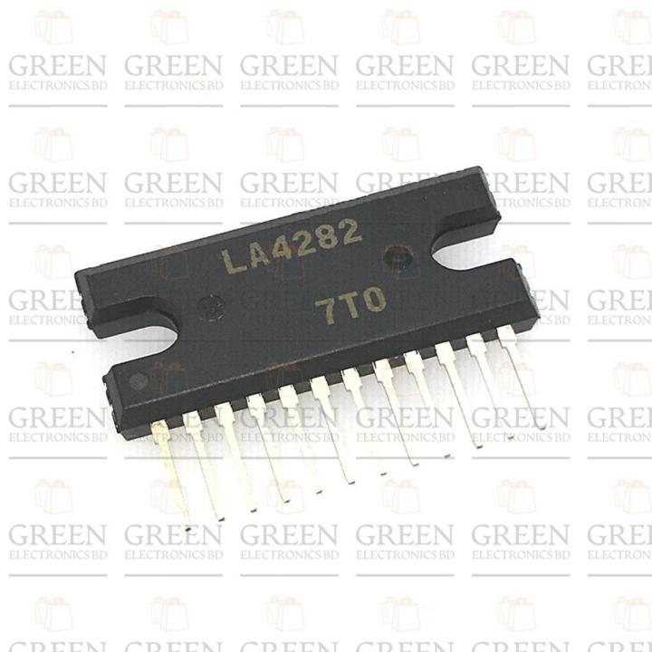 A Class Audio Power Amplifier Voltage Regulator LA4282 10W 45V ZIP 12 Pin Dual 2 Channels Stereo Audio Board Amplifier IC LA 4282