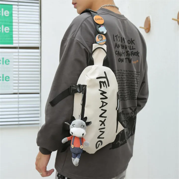Chest%20Bag%20Crossbody%20Backpack%20Men%20Waterproof%20Oxford%20Cloth%20Shoulder%20Bag%20Women's%202023%20Casual%20Messenger%20Bag%20Unisex%20lovers%20sweethearts%20Small%20Bag%20-%20Image%204