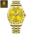 POEDAGAR Brand Fashion Mens Watch Luxury Top Business Stainless Steel Waterproof Wristwatches Male Sport Luminous Date Man Clock.