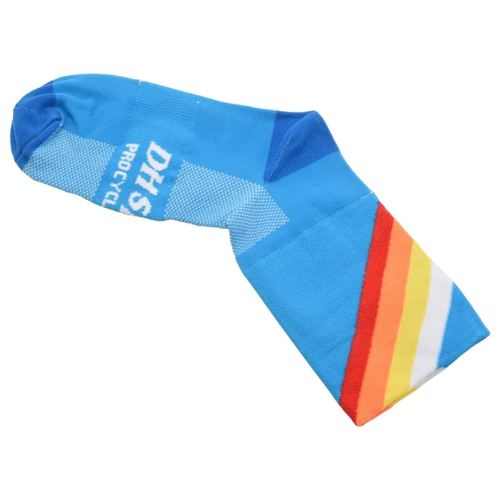 DH%20SPORTS%20Pro%20Sports%20Socks%20Windproof%20Tall%20Cycling%20Socks%20Blue%20-%20Image%204