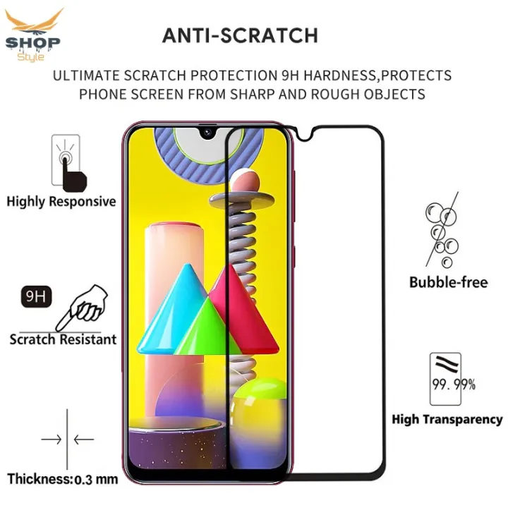 Samsung%20Galaxy%20M21%20/%20Samsung%20Galaxy%20M31%20-%20100%25%20Premium%20Quality%20Full%20Cover%206D%20Glass%20HD%20Clear%20Scratchproof%20Tempered%20Glass%20Screen%20Protector%20-%20Image%204