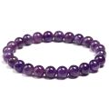 Natural Amethyst Bracelet Women Couple Natural Stone Bracelet Purple Quartz Bracelets 6 8 10mm Bead Bangles Jewelry Gifts. 