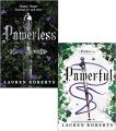 Lauren Roberts Powerless Trilogy Collection 2 Books Set (Powerless & Powerful) (White Print). 