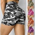 Women Short Ladies Summer Casual Camouflage Push Up Fitness Skinny Shorts Running Gym Stretch Sports Short Pants 2023 New.