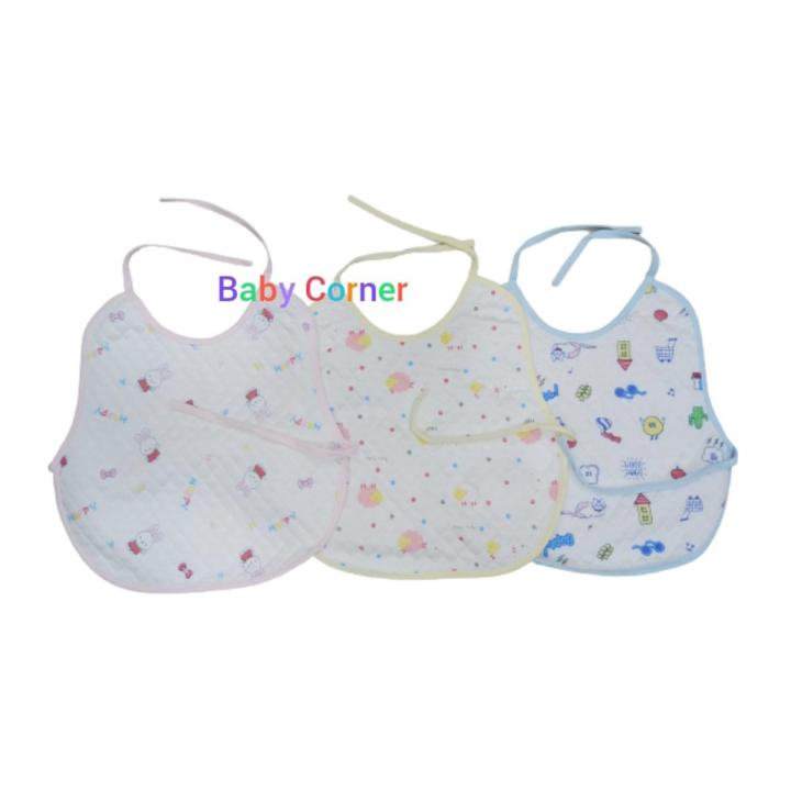 1 pcs cotton Bib for kids Multicolor(11 X 12 inch) China