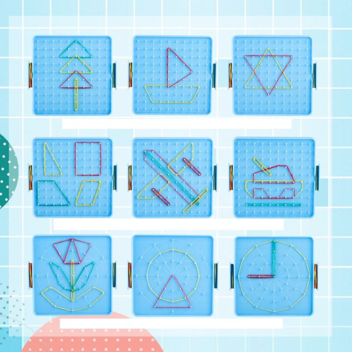 Kids%20Montessori%20Math%20Toys%20Geometry%20Cognition%20Plastic%20Toys%20Nail%20Board%20with%20Rubber%20Bands%20Children%20Early%20Educational%20Puzzle%20Game%20-%20Image%205