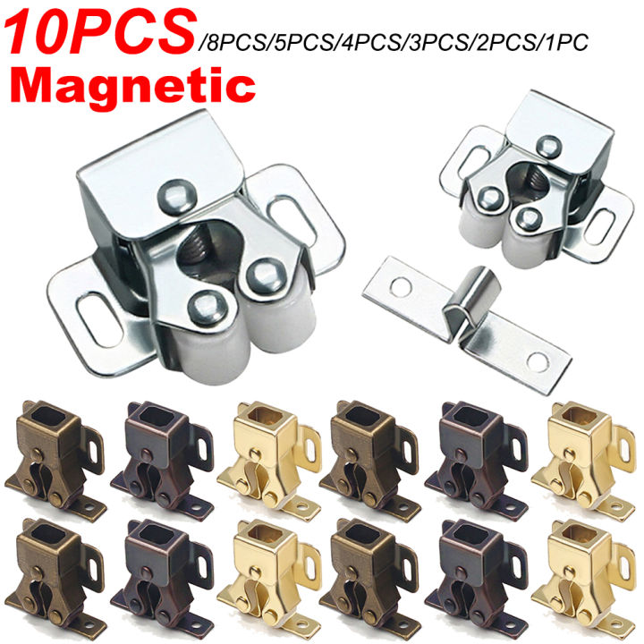 Magnet Fitting 1-10PCS Magnet Cabinet Catches Door Stop Closer Stoppers Damper Buffer ...
