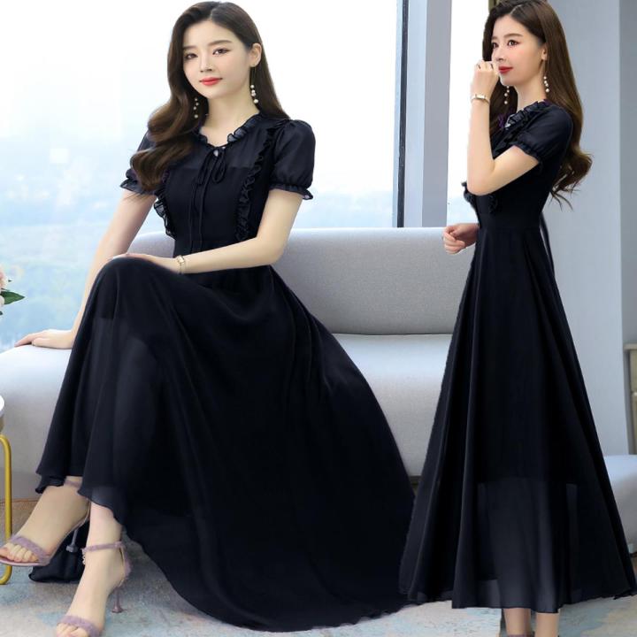 Women New Attractive Stylish Premium Quality Neck Design Weightless  Georgette One Piece Long Kurti - Main Image