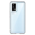 lthmy case for Vivo iQOO Neo5 Transparent Hard Back with Shockproof Enhanced Side Protective Bumper Phone Cover.