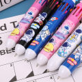 Cartoon Astronaut Ballpoint Pen Student Creative Ten-color Pen Multi-color Hand Account Pen Stationery Supplies. 