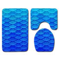 Animal print, skin pattern, leopard print, tiger print, toilet carpet, three-piece bathroom anti-slip mat, to figure the foot mat, cross-border delivery.