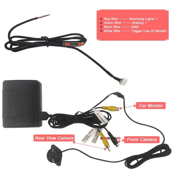 Option%205-Red%20Sensors-Koorinwoo%20CPU%20Intelligent%20System%20Car%20Parking%20Sensor%208%20Rear%20+%20Front%20Camera%20Mirror%20Radar%20Detector%20Warming%20System%20For%20Android%20Radio%20-%20Image%205