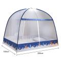 Dual Door Mosquito Tent Full Cover Mosquito Net with Zipper Open Quickly Mosquito Net Cover Fully Enclosed Bed Cover Curtain.