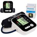 Electronic Black  digital blood pressure monitor sphygmomanometer. 
