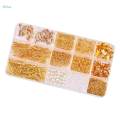 Earring Finding Set Eye Pins Earring Making Supplies Kit for Necklace Jewelry Making. 