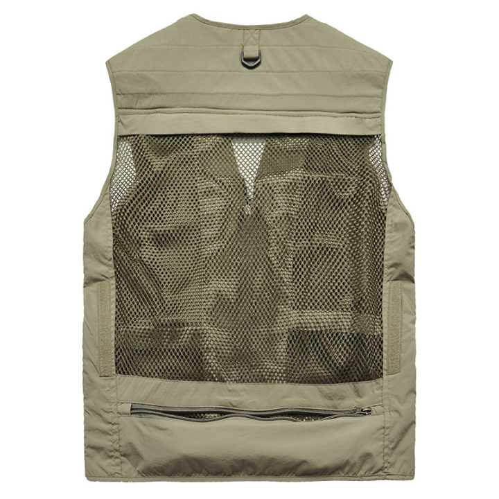 Multi%20Pockets%20Summer%20Mens%20US%20Tactical%20Hiking%20Fishing%20Vest%20Mens%20Photographer%20Waistcoat%20Mesh%20Cargo%20Sleeveless%20Jacket%20Tool%20Vest%206XL%20BunnyGarden%20-%20Image%202