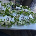 Wooden Table Number Wedding Reception Escort Card Holder Country Party Wedding Decoration Number Block with Stand Base.