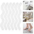 Anti Slip Shower Stickers Safety Bathtub Strips Adhesive Decals with Premium Scraper.