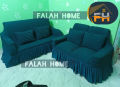 Sofa Cover 3 +1+1 = 5 Seater Stitched Spandex Fabric - sofa cover marron.