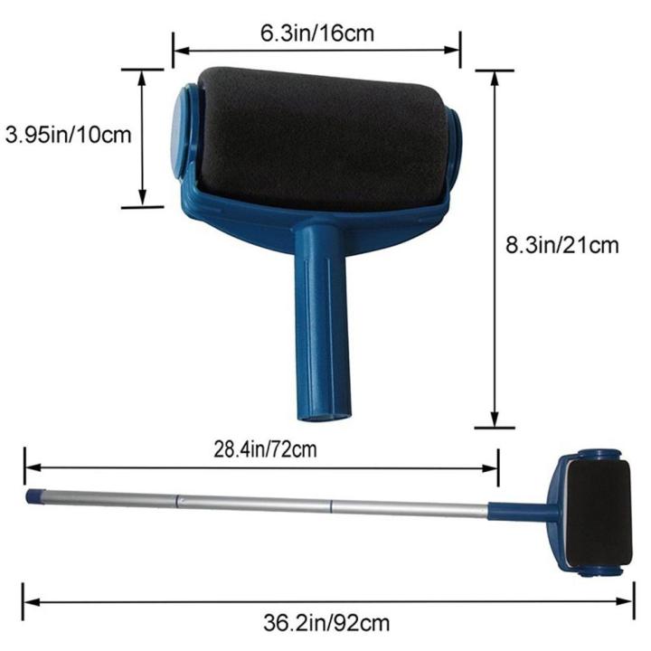 Migeet%208pcs%20Wall%20Painting%20Tools%20Set%20Paint%20Roller%20Runner%20Brush%20Handle%20Flocked%20Edger%20-%20Image%208