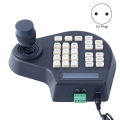 Mini 3D Coaxial CCTV Keyboard Controller LCD 1.5Km Joystick RS485 PTZ Speed E Camera Bracket for Pelco EU Plug. 