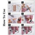 Fashion Elastic Sports Accessories Lazy Laces Strings Cross Braiding Strap Quick No Tie Shoe laces 1Second Locking Magnetic ShoeLaces.