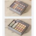 High Quality With Compartments Underwear Socks Storage Box Foldable Breathable Drawers Divider Multi-function Wardrobe Organizer. 
