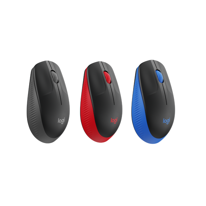 Logitech Wireless Mouse M190, Full Size Ambidextrous Curve Design, 18-Month Battery with Power Saving Mode, USB Receiver, Precise Cursor Control