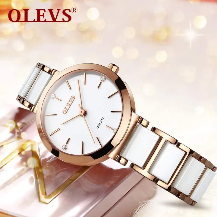 Olevs%205877%20White%20Ceramics%20Watchstrap%20Analog%20Wristwatch%20for%20Women%20-%20Image%209