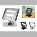 360° Rotating Foldable Aluminum Tablet Stand Portable Adjustable and Ergonomic Holder.