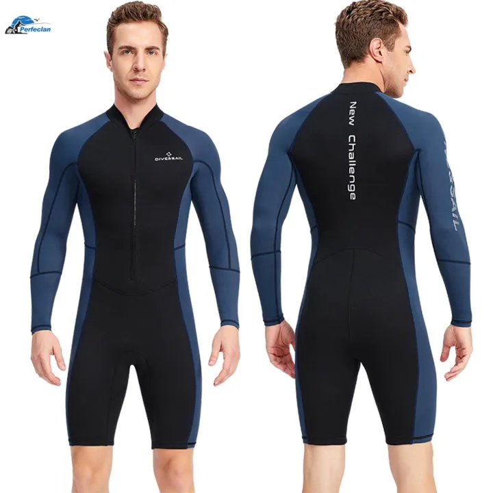 1.5mm%20Neoprene%20Men%20Wetsuit%20Diving%20Suit%20Keep%20Warm%20Long%20Sleeve%20Shorts%20Front%20Zip%20Protection%20XXXL%20-%20Image%202