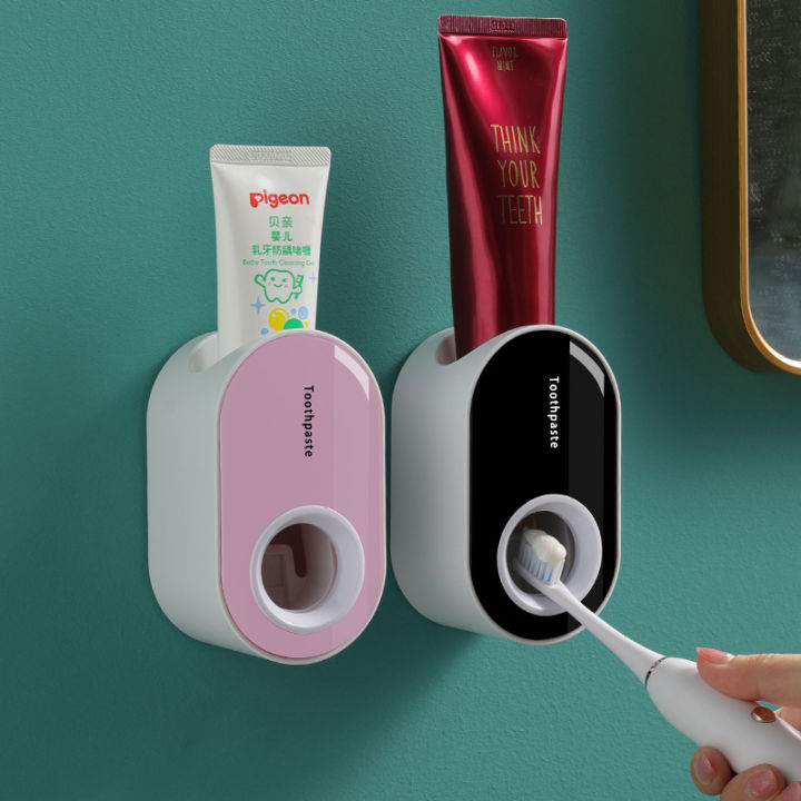 Toothpaste%20Dispenser,%20Toothpaste%20Squeezer%20Automatic%20Hands%20Free%20Wall%20Mounted%20for%20Washroom%20Shower%20Bathroom%20-%20Image%203