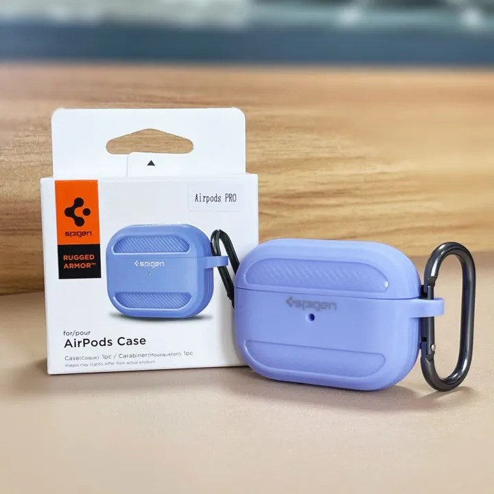 Spigen%20Rugged%20Armor%20Protective%20Case%20For%20AirPods%20Pro%202nd%20Gen%20-%20With%20Metal%20Hook%20-%20Image%2010