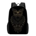 Cool Animal Owls Pattern School Bags for Boys Girls 3D Print Kids Book Bags Teenager Laptop Backpacks Casual Travel Rucksack. 