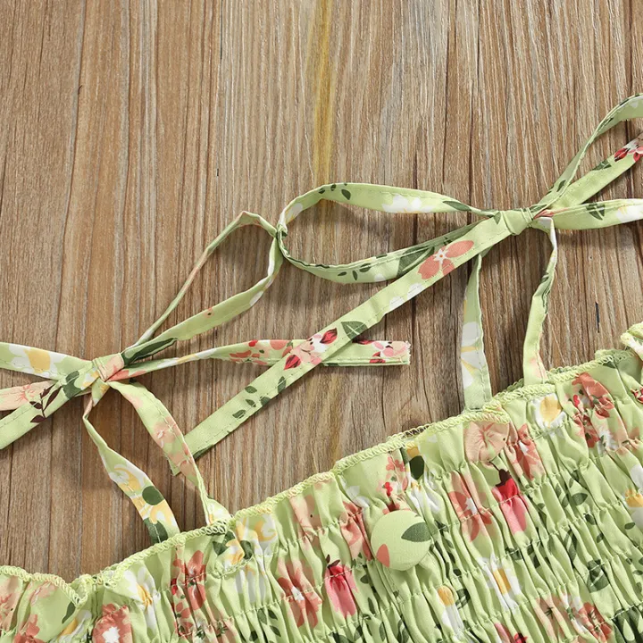 Two%20Piece%20Girl%E2%80%99s%20Clothes%20Set%20Fashion%20Printed%20Mid-sleeve%20T-shirt%20and%20Solid%20Color%20Short%20Pants%20with%20Belt%20-%20Image%206