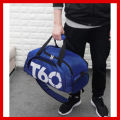 T60 bag 4 in 1 Size (20x10x10) imported travelling bag waterproof multi function daffal travel bag backpack (Blue & white). 