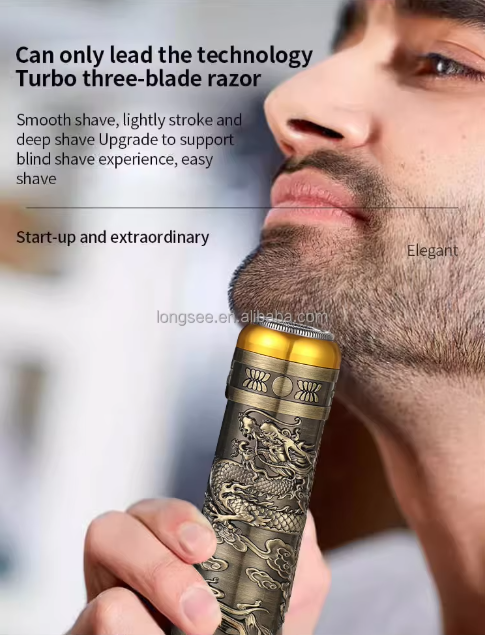 MAXTOP%20PROFESSIONAL%20SHAVER-%20T8%20:%20(TL:20)%20Mini%20Electric%20Shaver%20Men%20Vintage%20head%20Rotary%20Beard%20Razor%20Type-C%20-%20Image%204