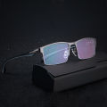 Eyewear tr90 titanium myopia glasses frame men reading glasses comfortable slip-resistant eyeglasses frame for men. 