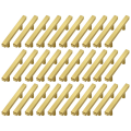 30Piece Gold Cabinet Handles Brass Cabinet Pulls Square Drawer Pulls Gold Dresser Pulls for Cabinets and Drawers, 5Inch. 