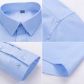 High Quality Large Size S-8XL Men Social Dress Shirts Long Sleeved Classic Slim fit Elegant Formal Shirt For Man Blouses Clothes.