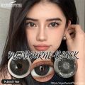 Eyeshare MELBOURNE-BLACK color contact lens with regular kit box. 