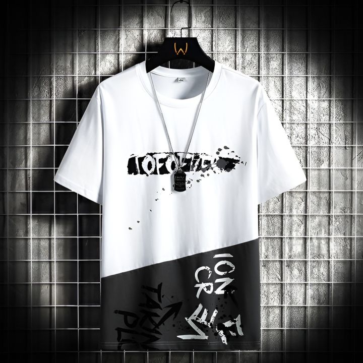 2024%20Men's%20Summer%20Round%20Neck%20Short%20Sleeve%20T-Shirt%20Jersey%20Fabric%20-%20Image%204