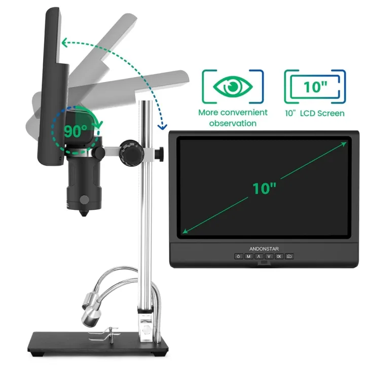 Andonstar%20AD209%2010%20inch%20Digital%20Microscope%201080P%20Adjustable%20LCD%20Display%20Microscope%20for%20Soldering%20Microscope%20Phone%20Watch%20Repair%20-%20Image%204