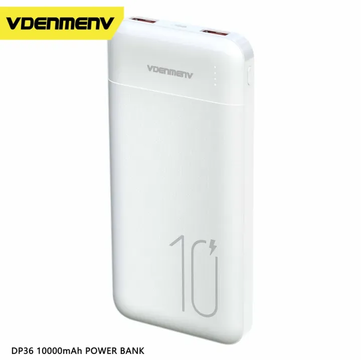 VDENMENV%20DP36%20Power%20Bank%2010000mAh%20Backup%20Charger%202%20Usb%20Ports%20Output%20Micro%20Type%20C%20Input%20Compact%20and%20Convenient%20Fast%20Charging%20Backup%20Battery%20Power%20Bank%20-%20Image%202