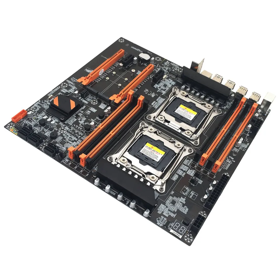 X99 Dual CPU Motherboard-1 x Motherboard-black