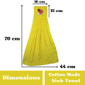 Cotton Made Hanging Sink Towel Napkin Hand Towel for Kitchen or Bathroom with Colorful Design.